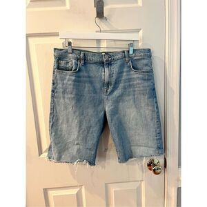 7 For All Mankind Denim Cut Off Jean Shorts sz 33